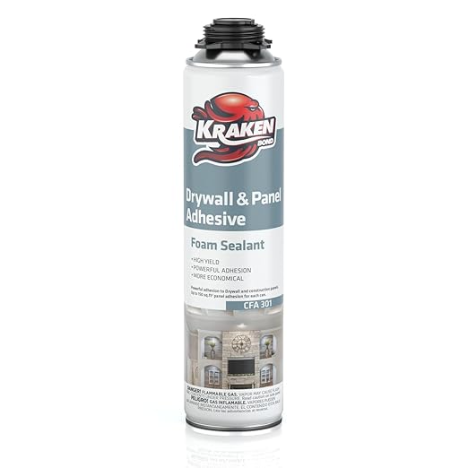 KRAKEN BOND Drywall & Panel Adhesive Foam by KRAKENBOND