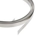 BENECREAT 19.7 Feet 32Gauge Flat Nickel Silver Wire, 8mm Wide Flat Bezel White by BENECREAT