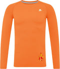 DEVOROPA Youth Boys Compression Thermal Shirt Long Sleeve Kids Fleece Baselayer Soccer Baseball Undershirt Slim/Regular/Husky