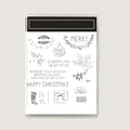 2025-2026 Stamps and Dies for Card Making, Stamps and Dies Set 2025 for by HITKUZ
