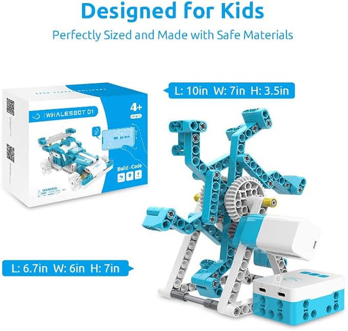WhalesBot D1 21-in-1 STEM Coding Robot Kit - Image 7