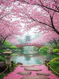 PHANTASYART Cherry Blossom Paint by Numbers Kit for Adults 16x20inch