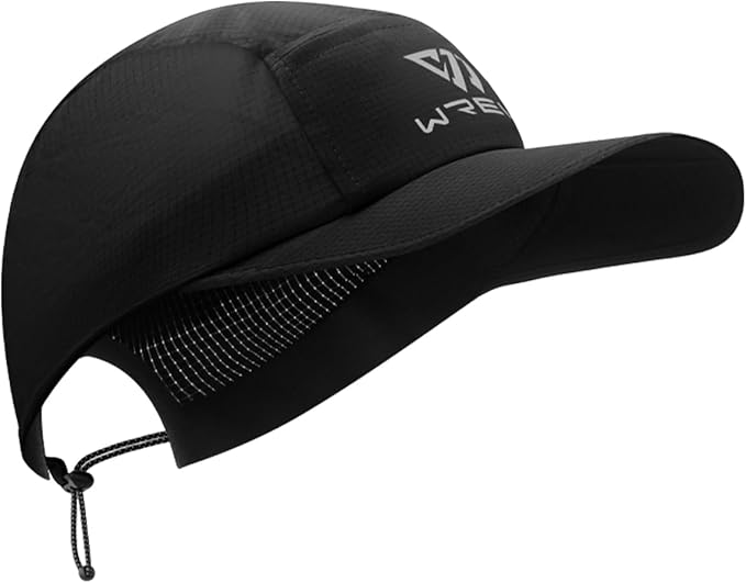 WRELS Running Racing Hat for Women Men,Quick Drying Baseball Sport Cap,Lightweight 5 Panel Hat for Outdoor Daily,One Size
