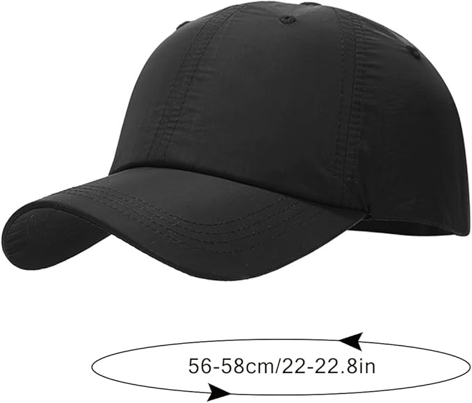 Malaxlx Waterproof Baseball Cap for Men Women Breathable UPF50+ Sport Outdoor Caps Quick Dry Adjustable Rain Hat