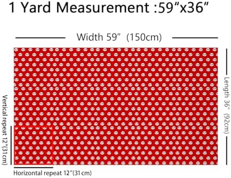 Halloween Themed Fabric by The Yard 3 Yard Skull for Home DIY Projects, Waterproof Indoor Outdoor Decor for Kids Teens Adults Skeleton Printing Upholstery Fabric for Chairs Bones Room Decor