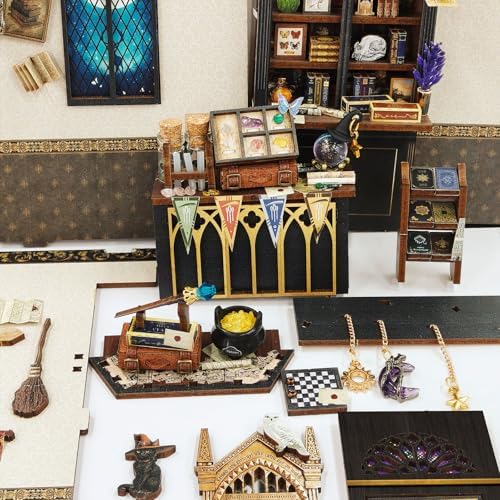 Book Nook Magic Miniature House Kit for Adults with Openable Door