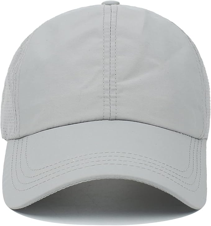 HGGE Womens Criss Cross Ponytail Baseball Cap Adjustable High Messy Bun Ponycap Quick Drying Hat