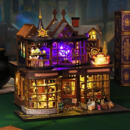 DIY Miniature House Kit, Mini House Building kit for Adults, Treasure House
