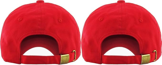 KBETHOS Classic Unisex Cotton Adjustable Low Crown Baseball Cap – Plain Dad Hat
