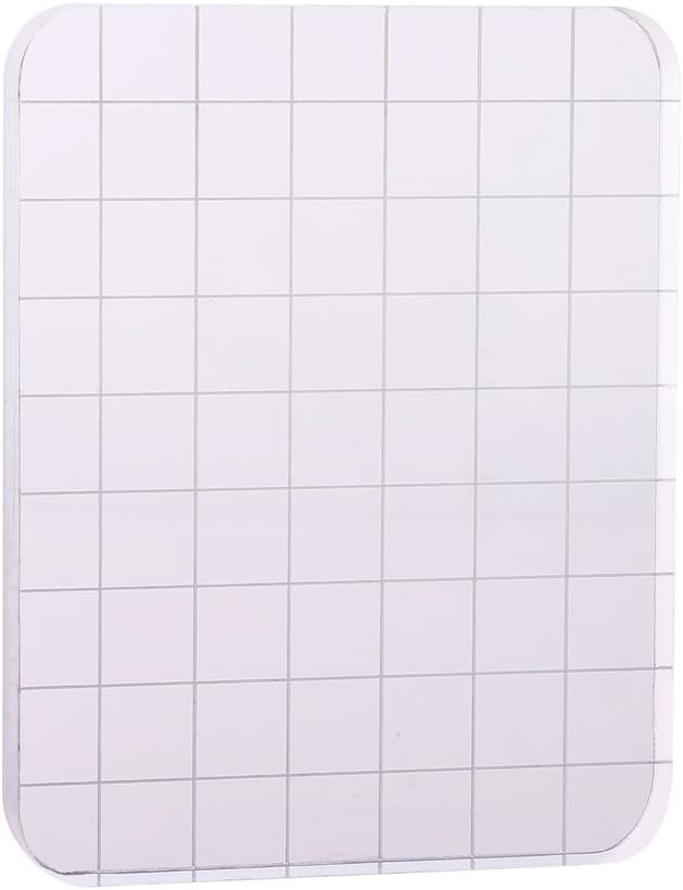 CCINEE Clear Stamp Block Transparent Acrylic Block by CCINEE