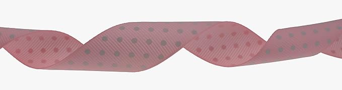 Polka Dot Grosgrain Ribbon 25 Yard Each Roll 100% Polyester - Image 2