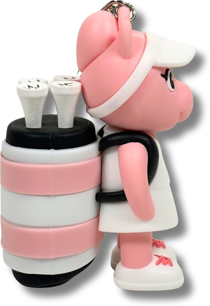 Animal Caddy Golf Tee Holder, Includes 8 Golf Tees, Fun Golf Accessory for Men & Women, Golf Gift