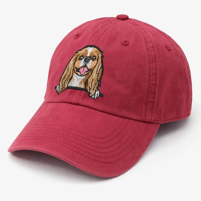 Pet Dog Lover Gifts,Embroidered Dog Baseball Hats for Men Women Dad Mom