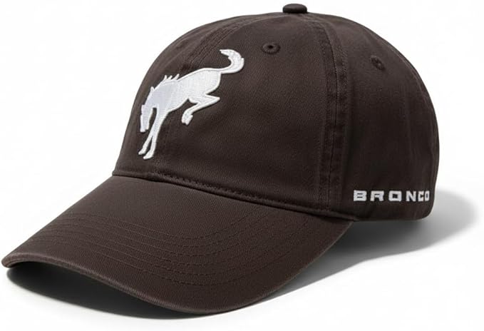 Ford Bronco Hat – Officially Licensed Adjustable Baseball Cap with Embroidered Logo – 5 Colors by Ford Motor Company