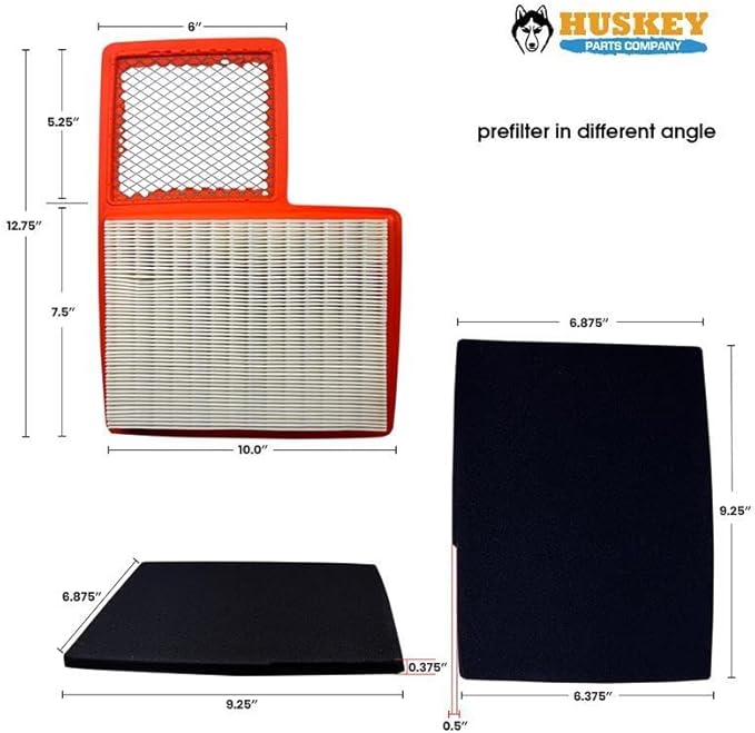 Huskey Golf Cart Tune up Service Kit Compatible with Yamaha G16-G22 G29 Drive 1996-2016 Gas Golf Carts-Include Air Filter and Pre Filter, Fuel Filter and NGK (BPR2ES) Spark Plug