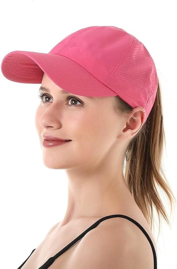 Criss Cross Hat Washed Distressed Baseball Cap Ponytail Hat High Messy Bun Ponycap for Women