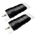 76Yards 26Gauge Black Metal Floral Wire Flexible Paddle Florist Garden Wire by Unknown