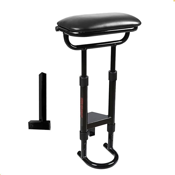 Caddytek Removable Golf Cart Seat, Golf Push Cart Seat, Golf Chair Accessory, Trolly Seat for 3 Wheels and 4 Wheels