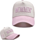Mommin Trucker Hat,Vintage Two-Tone Women's Baseball Cap with Mama Hat Mothers Day Great Gifts for Mom Wife Stepmom