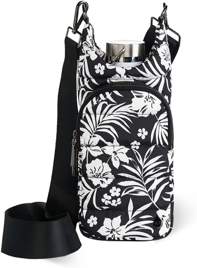 WanderFull® Original HydroBag® Collection, Water Bottle Holder, Gift for Women, Mom, Girlfriend, w/Strap & Phone Pocket, Hands-Free Crossbody Water Bottle Bag