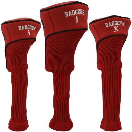 Team Golf NCAA Florida Gators Contour Golf Club Headcovers (3 Count) Numbered 1, 3, & X, Fits Oversized Drivers, Utility, Rescue & Fairway Clubs, Velour Lined for Extra Club Protection