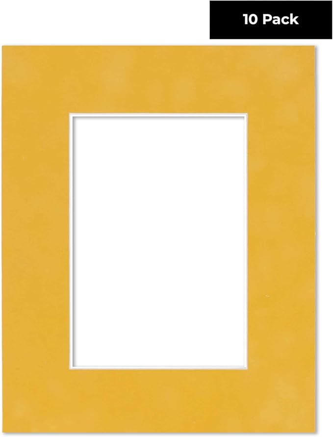 Pack of Ten 8.5x11 Mats Bevel Cut - Image 2
