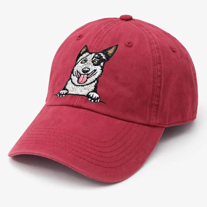 Pet Dog Lover Gifts,Embroidered Dog Baseball Hats for Men Women Dad Mom