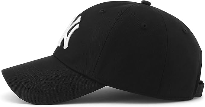 Men Women Fashion Baseball Cap | New York | N&Y Crafted | Curved Brim, Pure Cotton Twill, Unisex-Adults