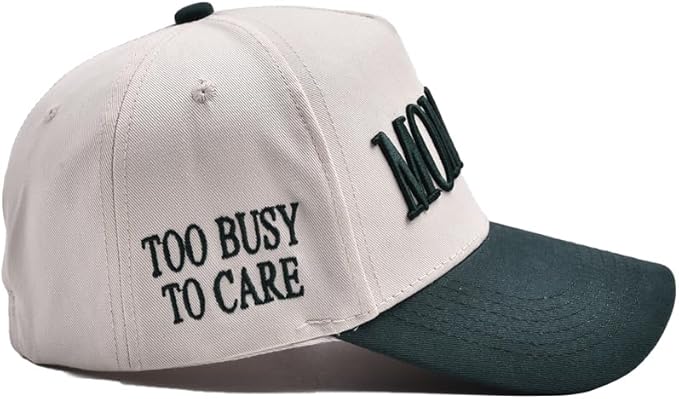 Mommin Trucker Hat,Vintage Two-Tone Women's Baseball Cap with Mama Hat Mothers Day Great Gifts for Mom Wife Stepmom