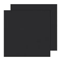 2Pack Anodized Aluminum Sheet 12 x 12 x 1/32 Inch Black Anodized Metal Plates by CKVIHAV