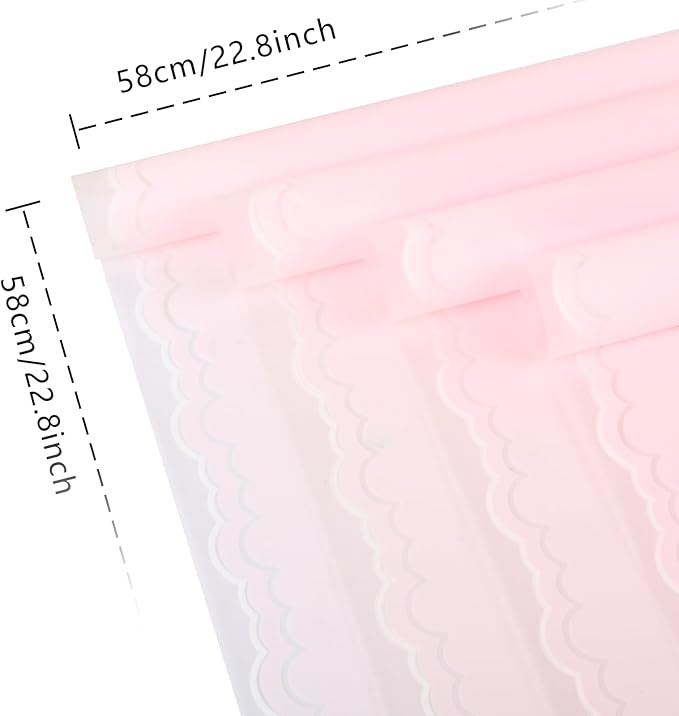 FUHITIM 20 Sheets Flower Wrapping Paper - Image 2