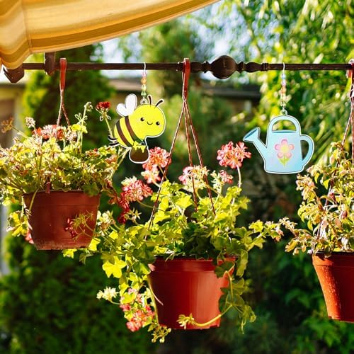 Dunzoom 30 Set Spring Craft Kit Suncatchers Kit DIY Flower Butterfly Suncatchers Kit Make Your Own Paint Sun Catcher Ornaments for Spring Window Art Craft Painting Activity