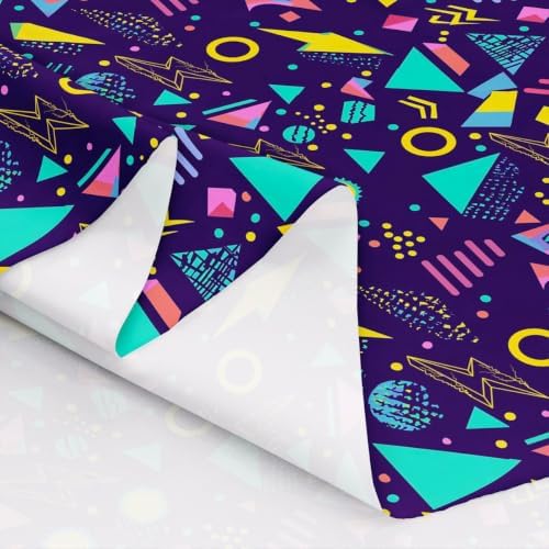 Erosebridal 80S 90S Fashion Style Fabric By the Yard, 3 Yards