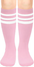 Olreco 1 Pack Toddler Kids Youth Soccer Socks Girls Boys Baseball Socks Youth Knee High Softball Football Accessories Cotton
