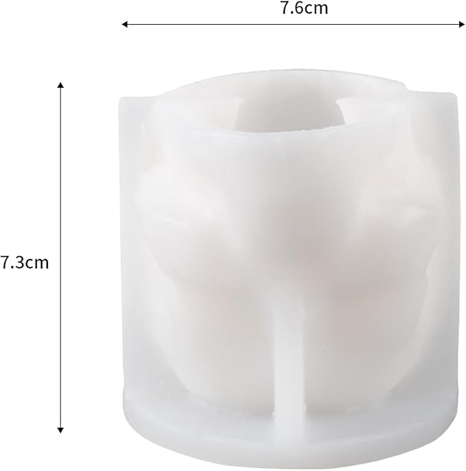 Skull Head Candle Mold - Image 3