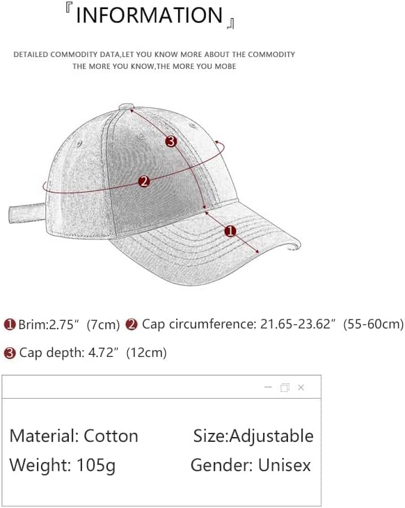 Striped Cap Unisex Baseball Cap Casual Sun Hat
