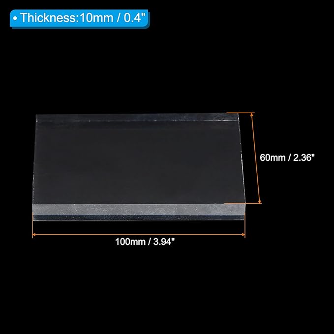 PATIKIL Acrylic Stamp Block, 1 Pack Clear Stamping Blocks - Image 2
