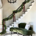 N&T NIETING 15FT Christmas Norfolk Pine Garland Real Touch Pine Artificial Garlands Faux Greenery Garland Winter Christmas Garland for Table Mantle Fireplace Indoor Outdoor Xmas Decorations (1 Pcs)