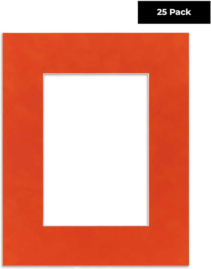 Pack of 25 Acid Free 8x10 Mats Bevel Cut - Image 2
