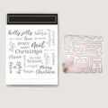 2025-2026 Stamps and Dies for Card Making, Stamps and Dies Set 2025 for by HITKUZ