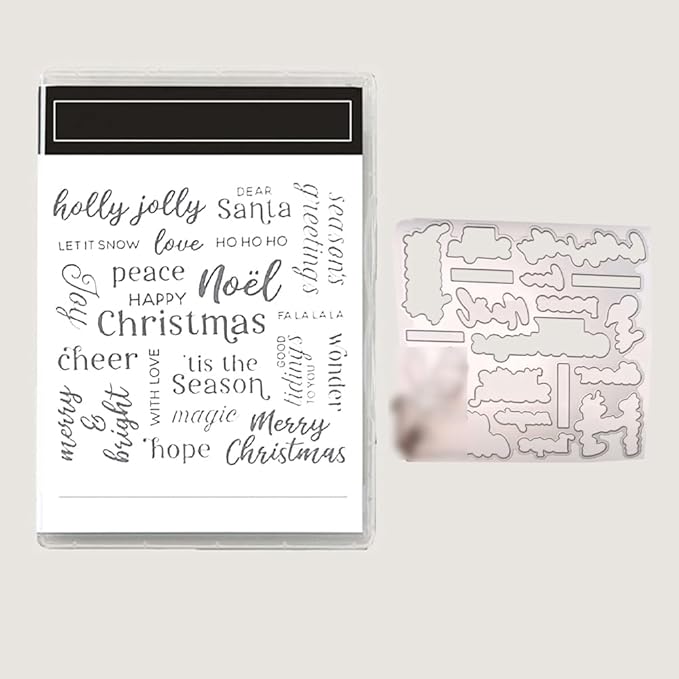 2025-2026 Stamps and Dies for Card Making, Stamps and Dies Set 2025 for by HITKUZ