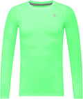 DEVOROPA Youth Boys Compression Shirt Long/Short Sleeve Football Baseball Undershirt Quick Dry Kids Sports Baselayer Crewneck