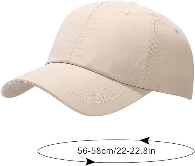 Malaxlx Waterproof Baseball Cap for Men Women Breathable UPF50+ Sport Outdoor Caps Quick Dry Adjustable Rain Hat