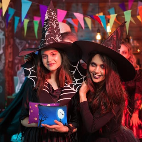 Eccliy 20 Pcs Halloween Makeup Bags Halloween Party Gift for Adults Women