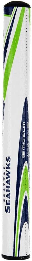 SuperStroke NFL Golf Putter Grip, Mid Slim 2.0, Cross-Traction Control Texture for Max Feel and Comfort