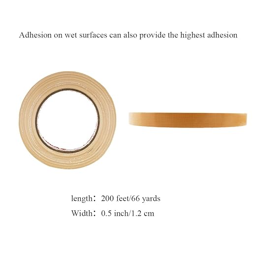 HAHIYO Light Brown 0.5Inch Wide Floral Tape, Waterproof Florist Tape Flower - Image 2