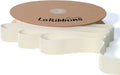 LaRibbons Thin Velvet Ribbon 1 Inch x 25 Yards, Cream Ivory Velvet Ribbon by LaRibbons
