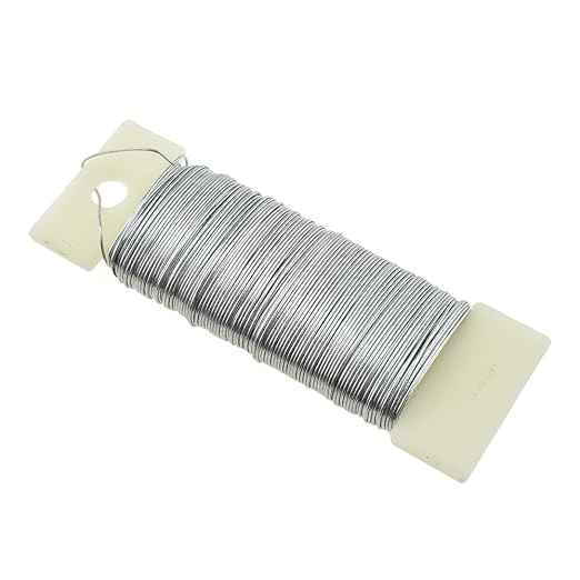 HAHIYO 22Gauge Silver Flexible Floral Wire by HAHIYO