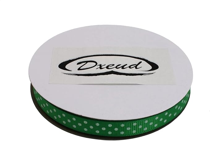 Polka Dot Grosgrain Ribbon 25 Yard Each Roll 100% Polyester - Image 3