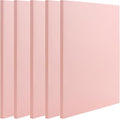 ZOENHOU 5 PCS 8.3 x 11.8 Inch Pink Large Rubber Stamp Carving Linoleum Blocks by ZOENHOUDIRECT